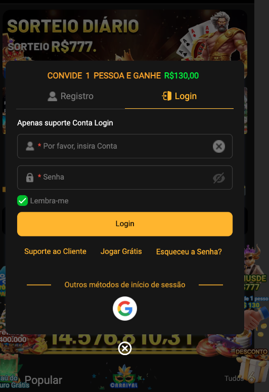 Aplicativo móvel 460BET